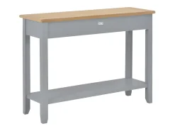 Consola*vidaxl Mesa consola 110x35x80 cm madeira Cinzento