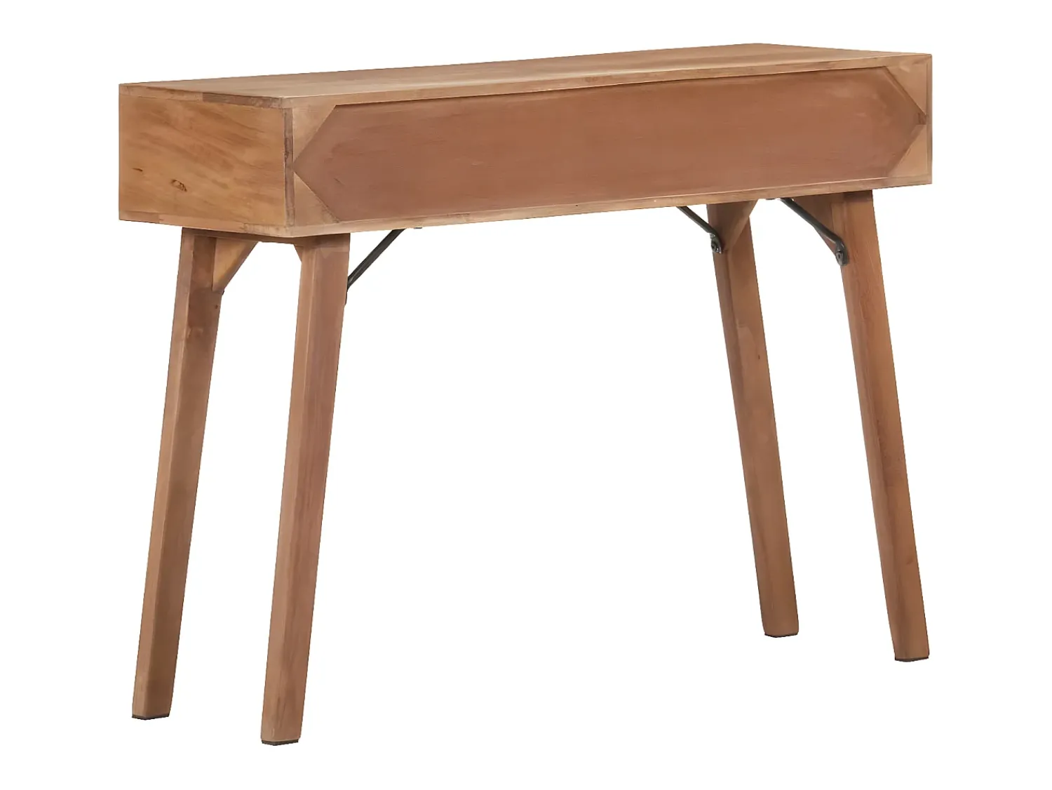 Consola| Mesa consola 100x35x76 cm madeira de mangueira maciça PT636254 Castanho