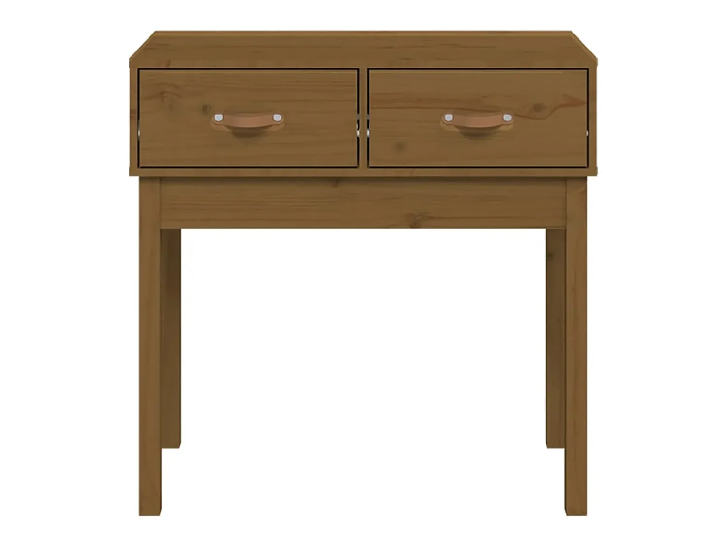 Mesa consola 76,5x40x75 cm madeira de pinho maciça mel PT440235^ Consola