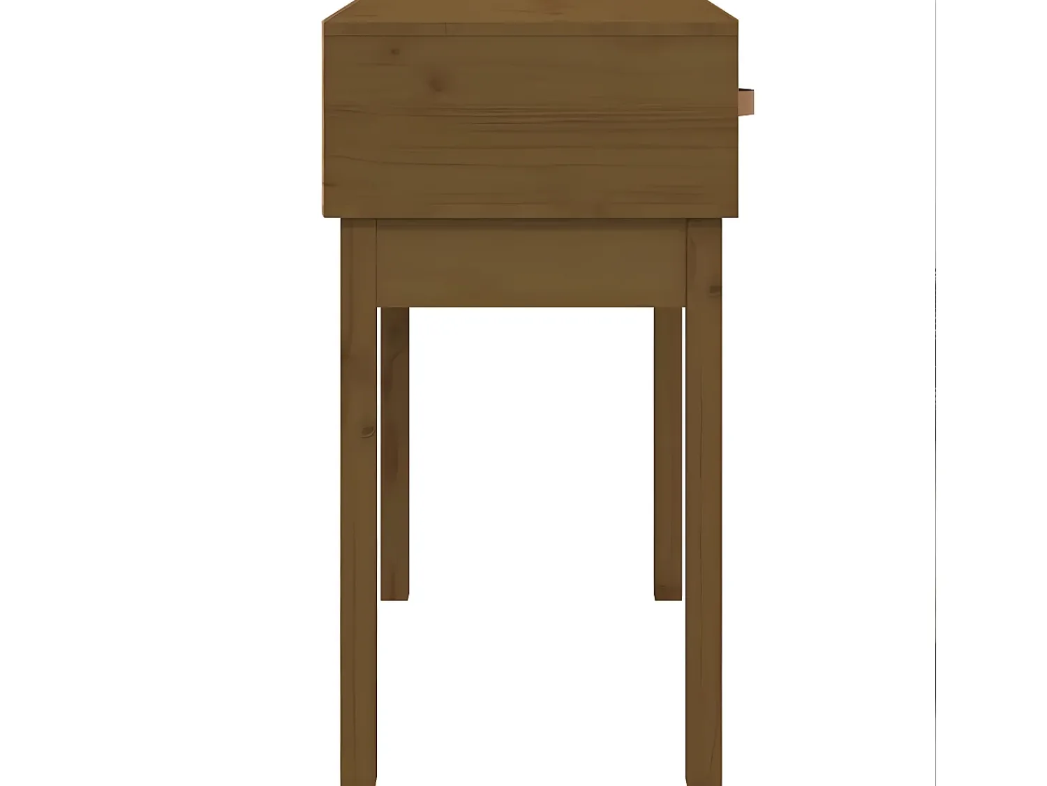Mesa consola 76,5x40x75 cm madeira de pinho maciça mel PT440235^ Consola