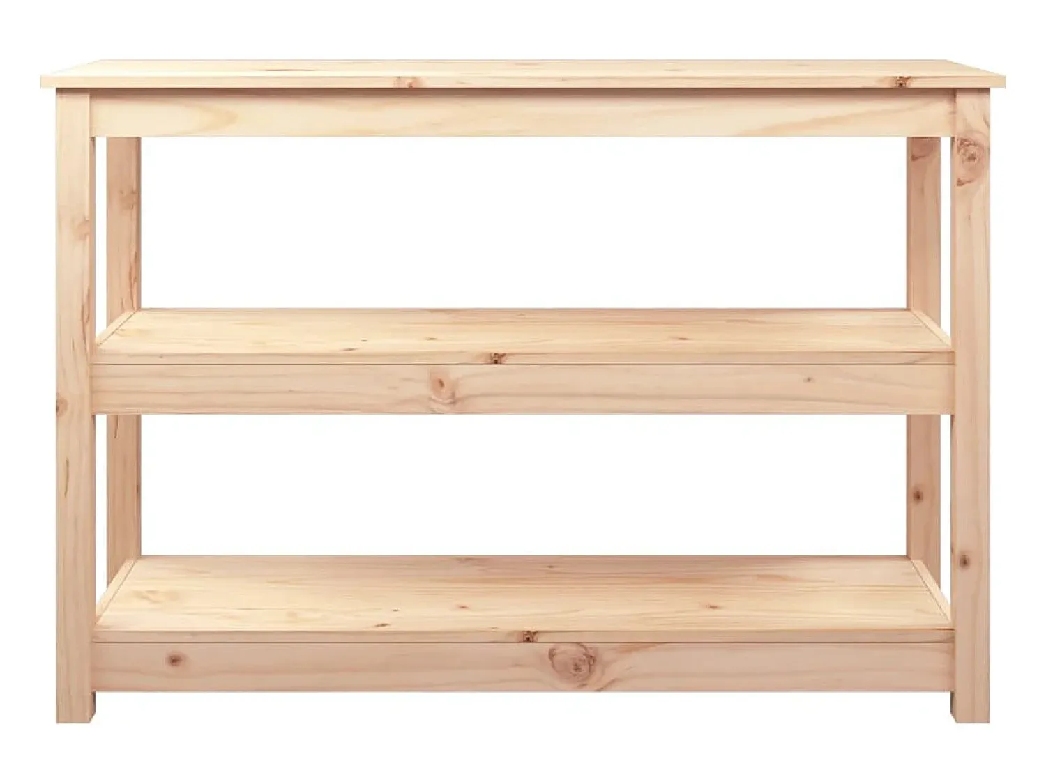 Consola*vidaxl Mesa consola 110x40x74 cm madeira de pinho maciço Natural claro