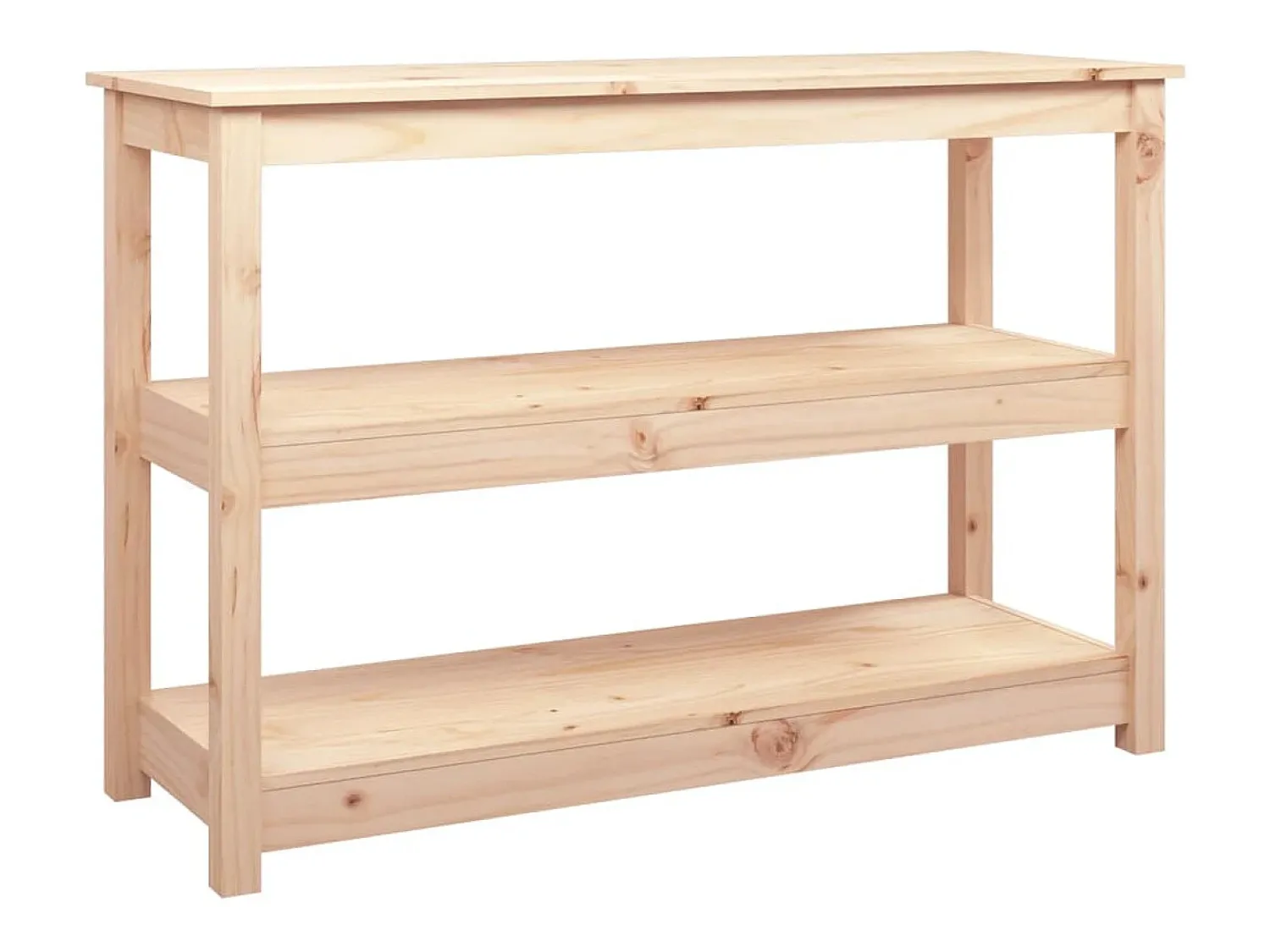 Consola*vidaxl Mesa consola 110x40x74 cm madeira de pinho maciço Natural claro