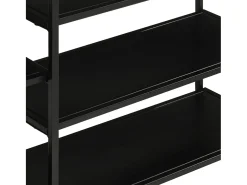 Consola| Mesa consola 110x30x75 cm madeira mangueira áspera maciça/ferro PT355123 Castanho