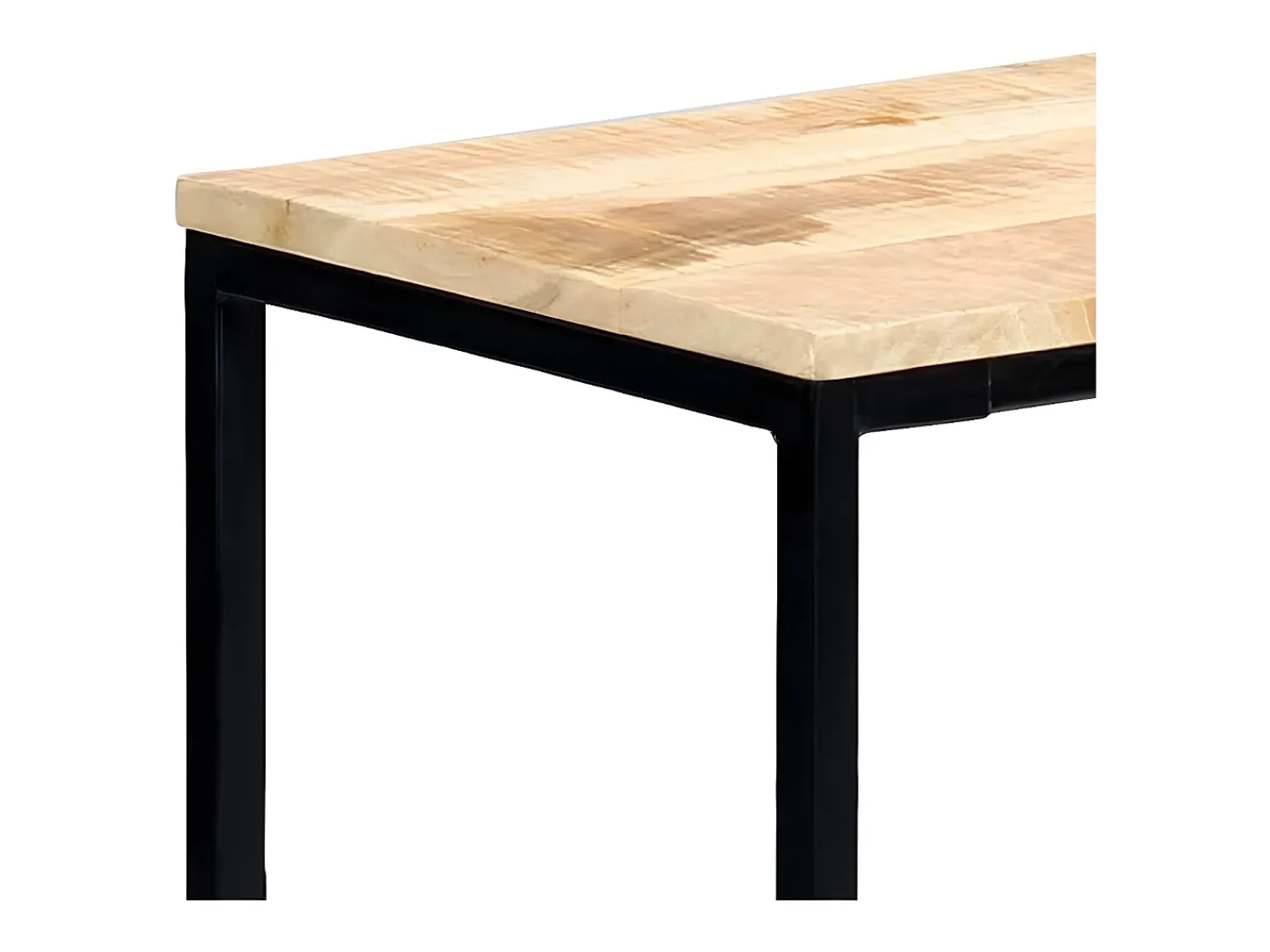 Hot Mesa consola 140x35x76 cm madeira de mangueira maciça áspera PT822772 Castanho
