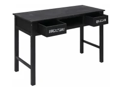 Consola*vidaxl Mesa consola 110x45x76 cm madeira Preto