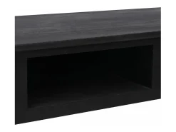 Consola*vidaxl Mesa consola 110x45x76 cm madeira Preto