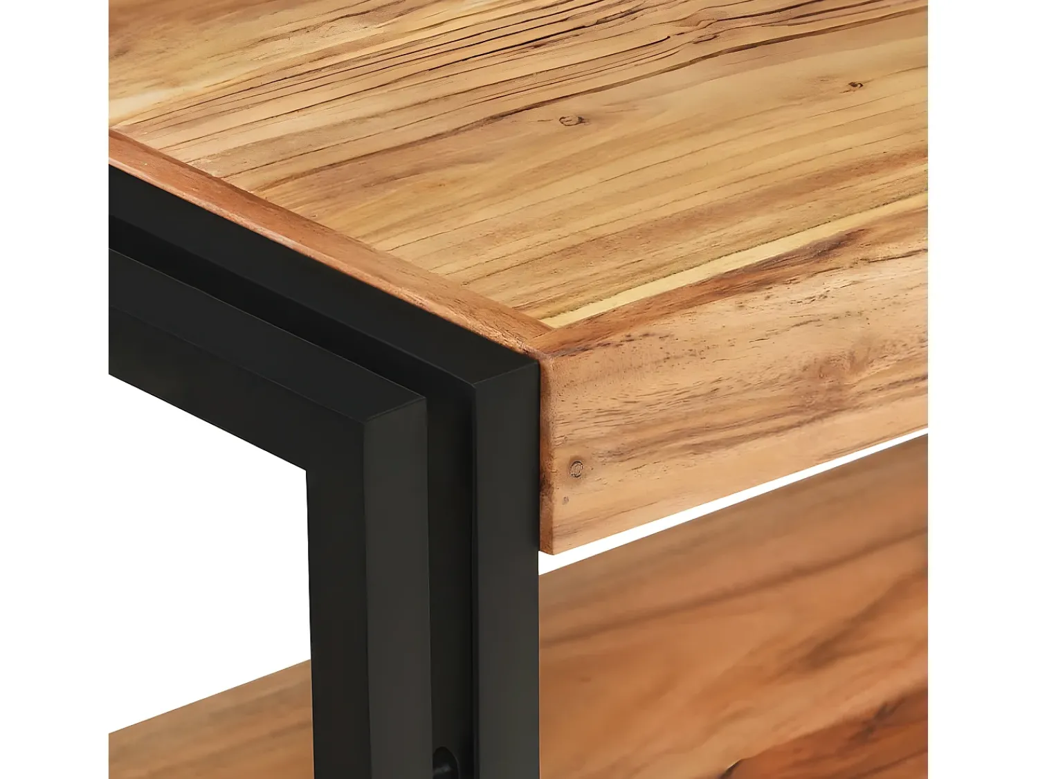 Consola| Mesa consola 90x30x75 cm madeira de acácia maciça PT209061 Castanho