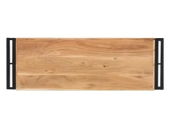 Consola| Mesa consola 90x30x75 cm madeira de acácia maciça PT209061 Castanho