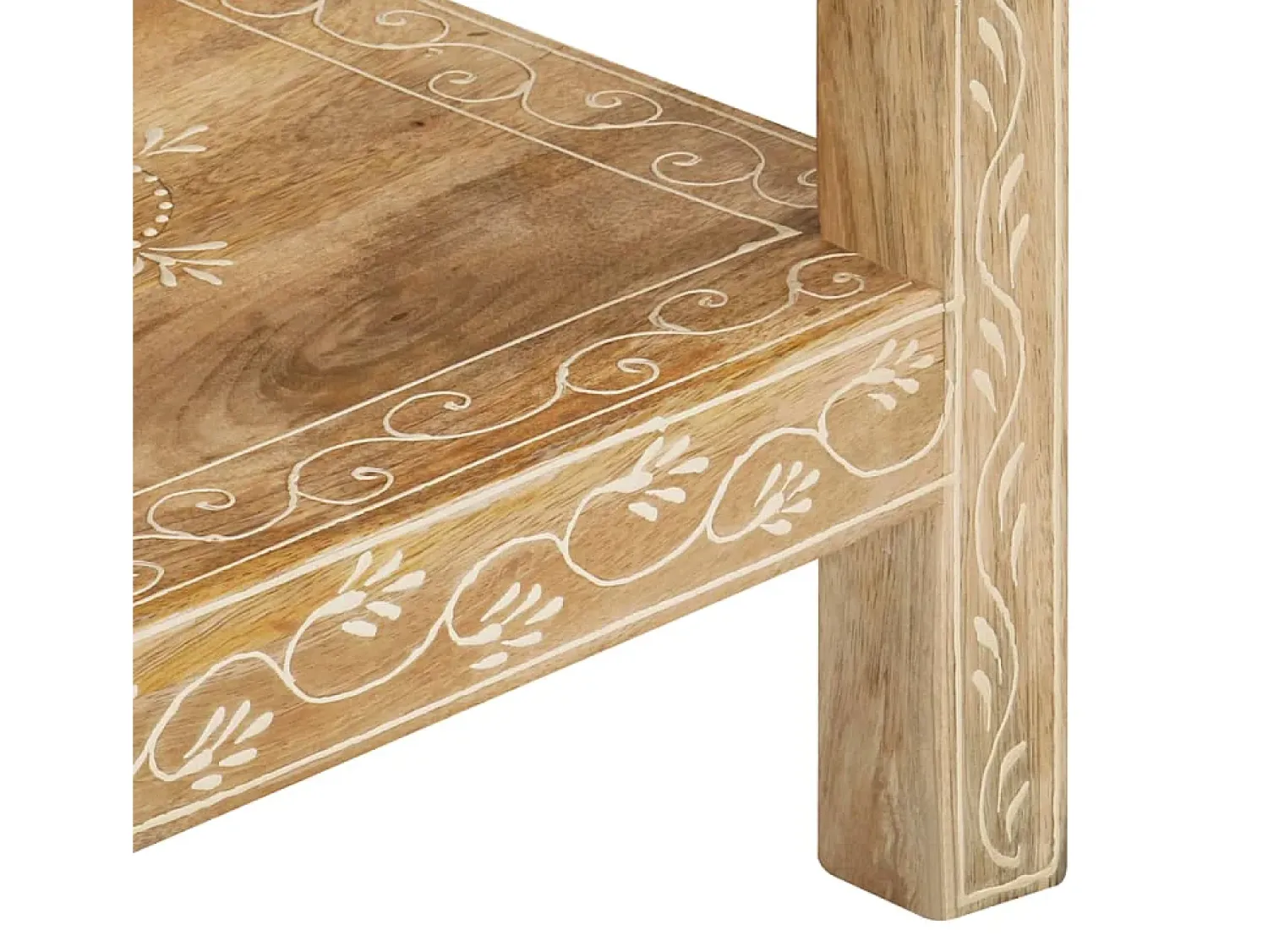 Consola* Mesa consola 80x35x74 cm madeira de mangueira maciça PT366492 Castanho