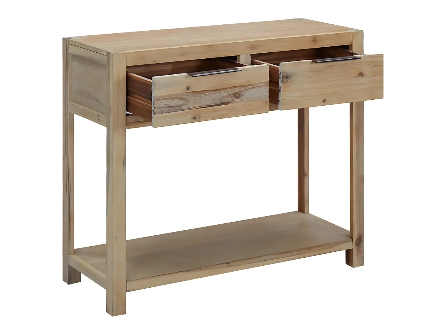Mesa consola 82x33x73 cm madeira de acácia maciça PT134786^ Consola