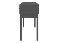 vidaxl Mesa consola 114x40x75 cm madeira de pinho maciça^ Consola