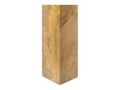 vidaxl Mesa consola 110x35x76 cm madeira de mangueira áspera^ Consola