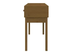 Mesa consola 114x40x75 cm madeira de pinho maciça mel PT647008^ Consola