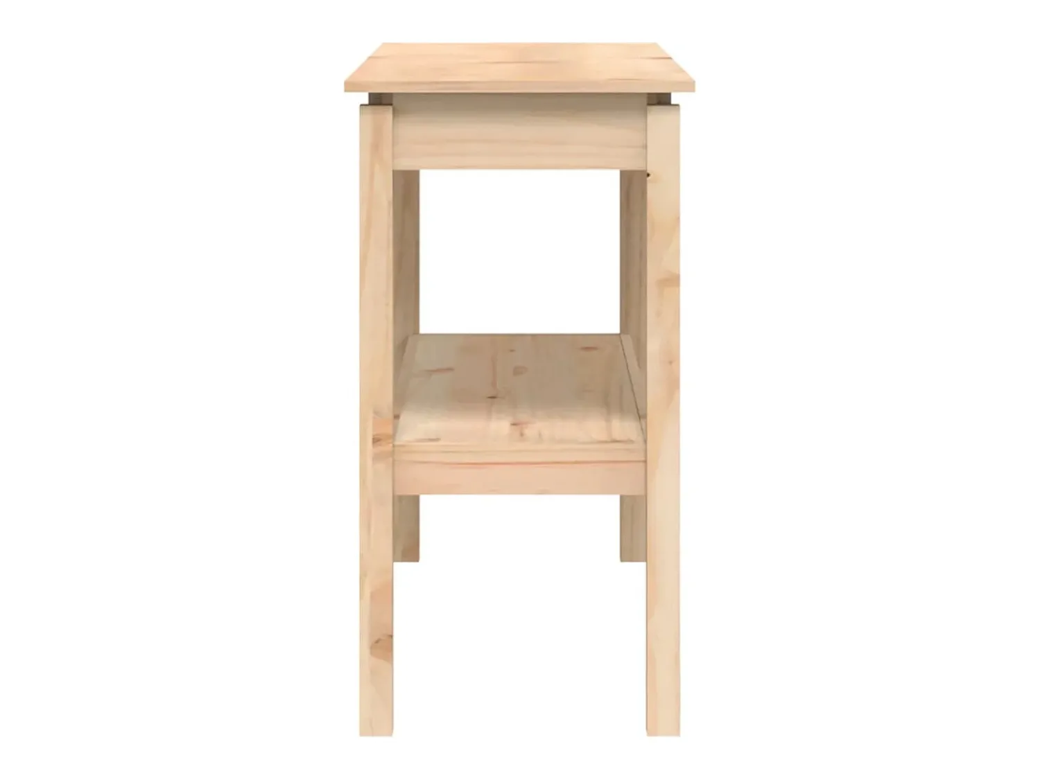 Mesa consola 110x40x75 cm madeira de pinho maciça PT988264^ Consola