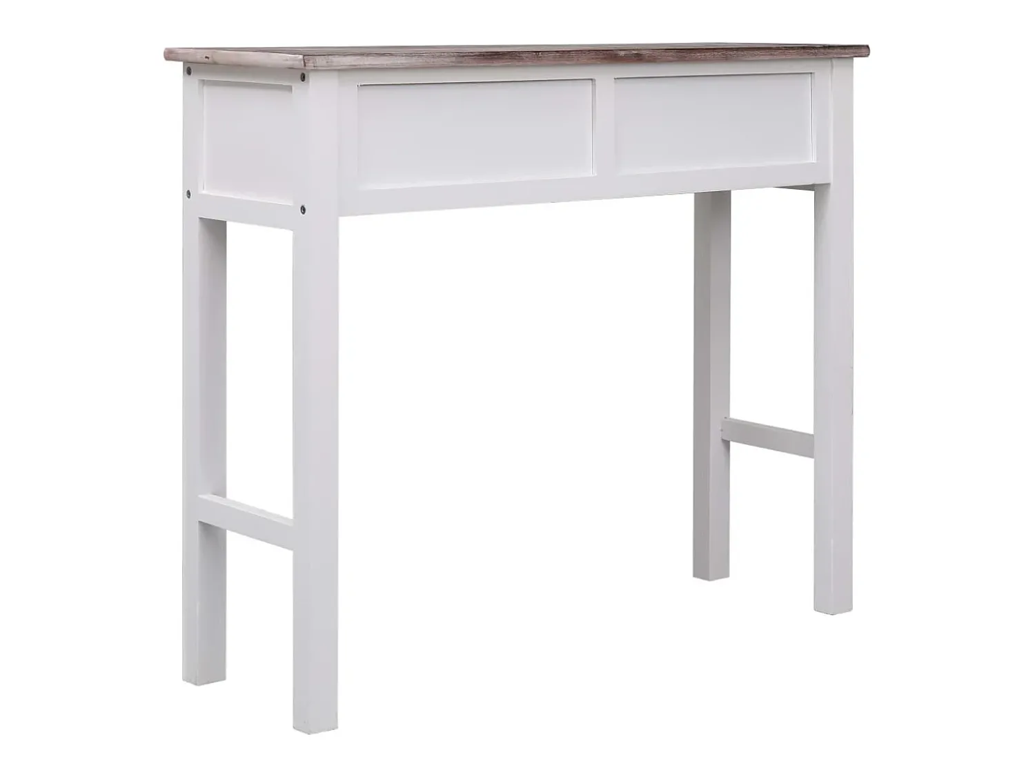 Consola| Mesa consola 90x30x77 cm madeira PT786661 Castanho