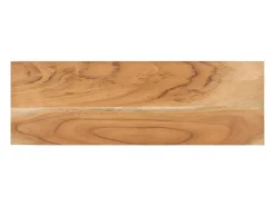 Consola|vidaxl Mesa consola 110x30x75 cm madeira de acácia maciça Natural claro