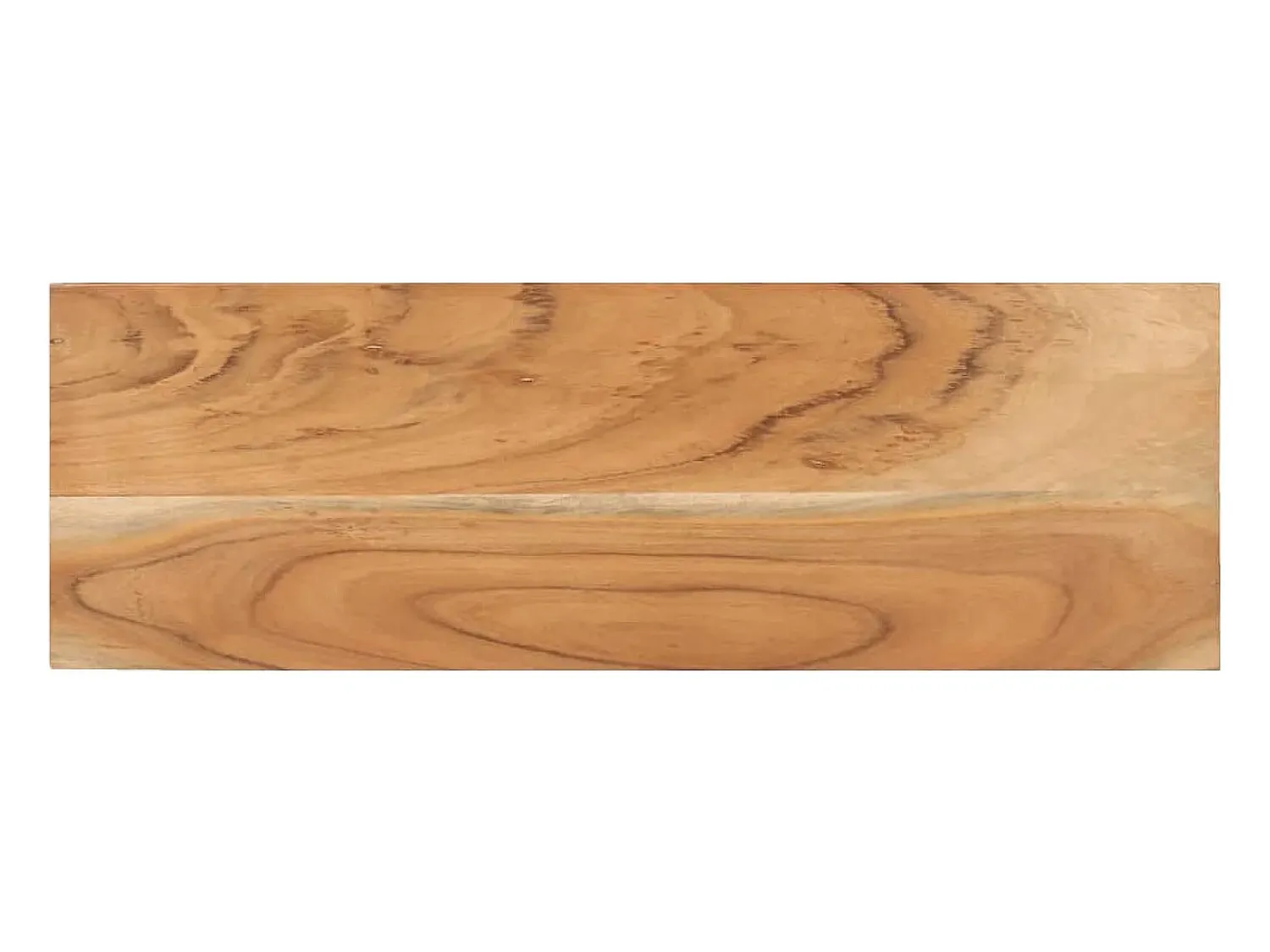 Consola|vidaxl Mesa consola 110x30x75 cm madeira de acácia maciça Natural claro