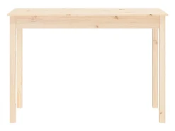 Consola|vidaxl Mesa consola 110x40x75 cm madeira de pinho maciça Natural claro
