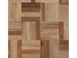 Consola*vidaxl Mesa consola 110x34x80 cm madeira de teca recuperada maciça Cinzento