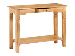 Mesa consola 100x40x76 cm madeira de acácia maciça PT966321^ Consola