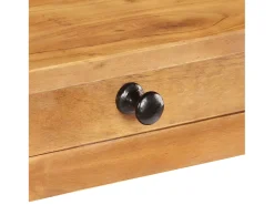 Mesa consola 100x40x76 cm madeira de acácia maciça PT966321^ Consola