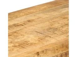 Consola|vidaxl Mesa consola 110x30x76 cm madeira de mangueira maciça Natural claro