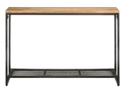 Mesa consola 110x35x75 cm madeira de acácia maciça PT860698 Castanho