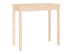 Outlet Mesa consola 80x40x75 cm madeira de pinho maciça PT346970 Castanho