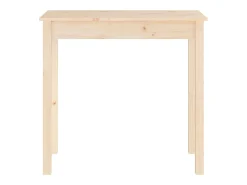 Outlet Mesa consola 80x40x75 cm madeira de pinho maciça PT346970 Castanho