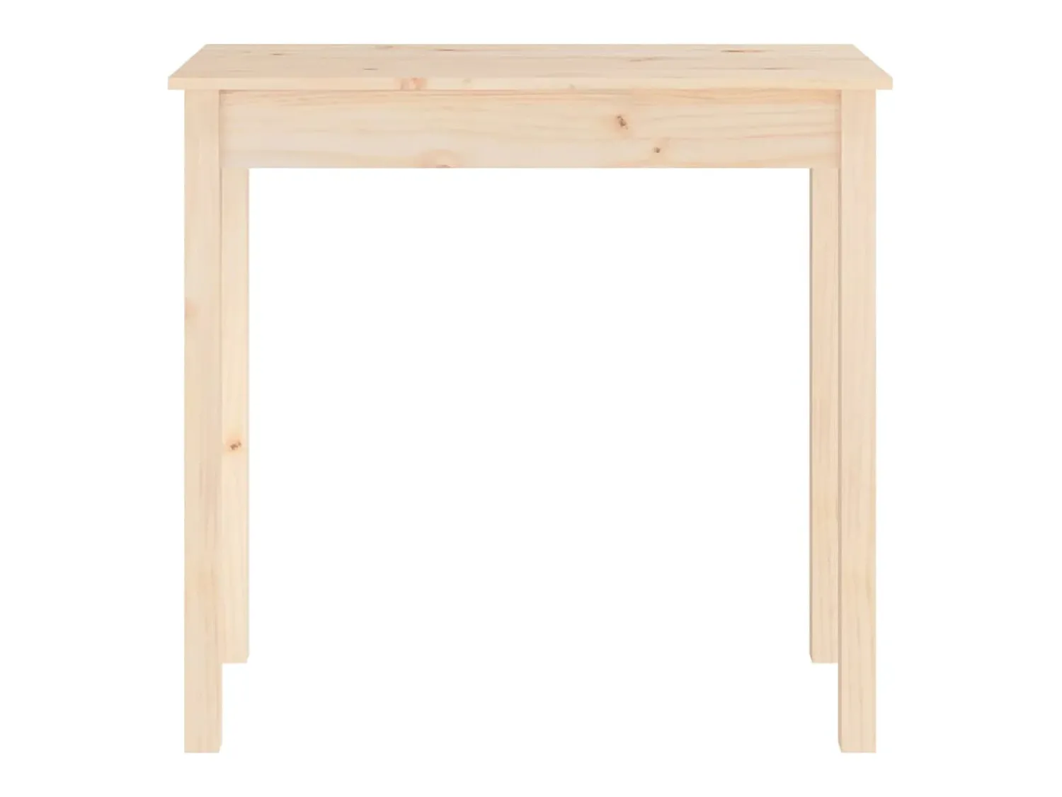 Outlet Mesa consola 80x40x75 cm madeira de pinho maciça PT346970 Castanho