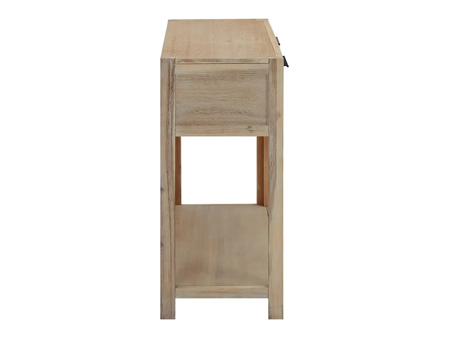 Consola*vidaxl Mesa consola 82x33x73 cm madeira de acácia maciça Natural claro