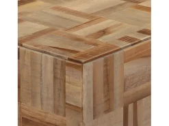 Consola* Mesa consola 110x34x80 cm madeira de teca recuperada maciça PT149889 Cinzento