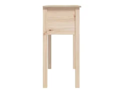 Consola|vidaxl Mesa consola 70x35x75 cm madeira de pinho maciço Natural claro