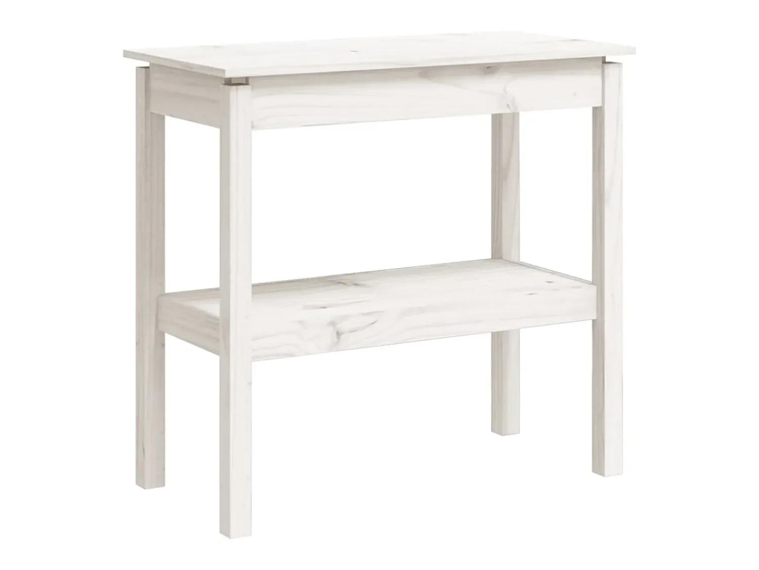 Mesa consola 80x40x75 cm madeira de pinho maciça PT490151^ Consola