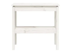 Mesa consola 80x40x75 cm madeira de pinho maciça PT490151^ Consola