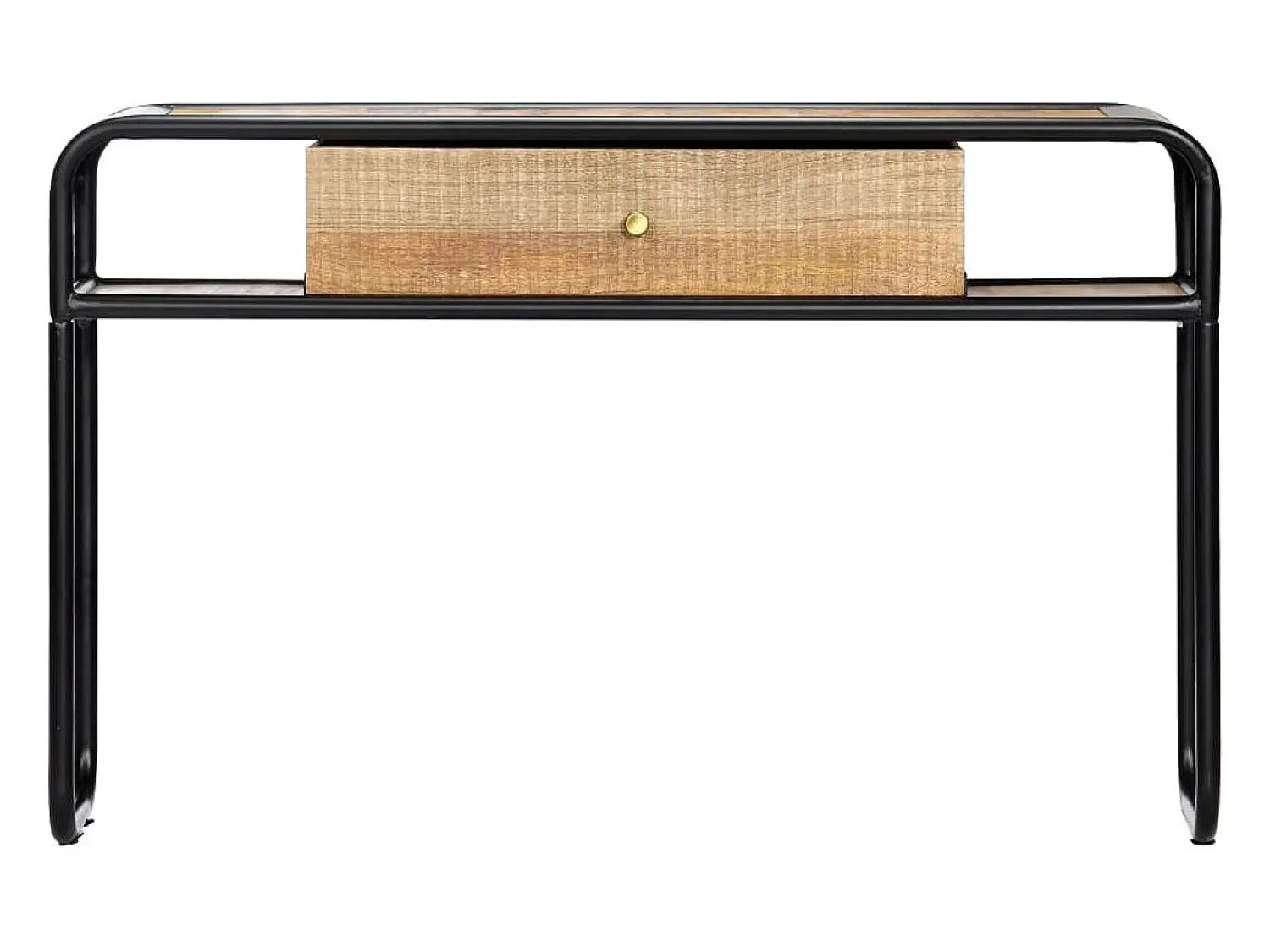 vidaxl Mesa consola 118x30x75 cm madeira de mangueira maciça^ Consola