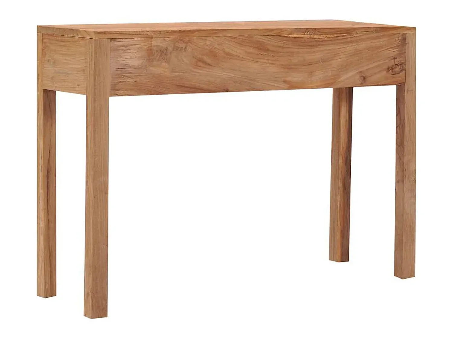 vidaxl Mesa consola 110x35x75 cm madeira de teca maciça^ Consola