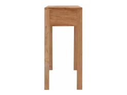 vidaxl Mesa consola 110x35x75 cm madeira de teca maciça^ Consola