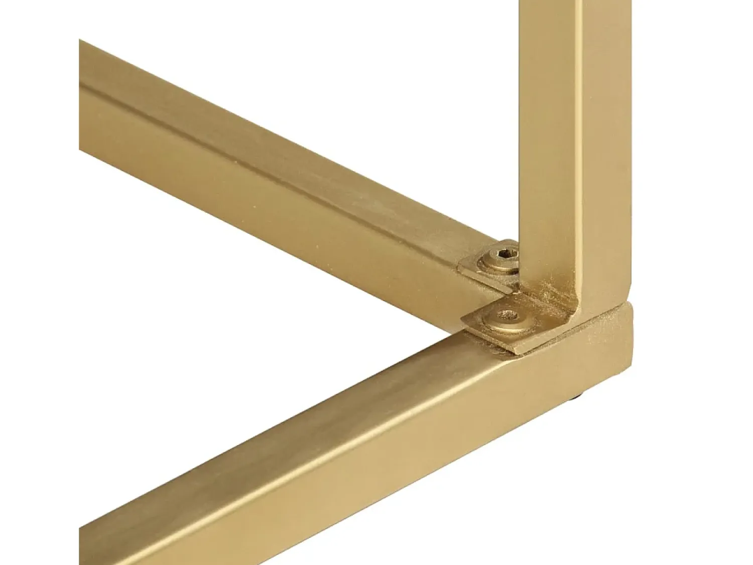 Mesa consola 90x30x75 cm mangueira maciça e dourado PT262243 Preto