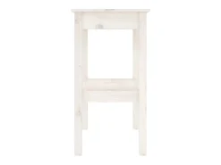 Consola*vidaxl Mesa consola 110x40x75 cm pinho maciço Branco