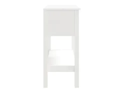 Clearance vidaxl Mesa consola 75x35x75 cm pinho maciço Branco