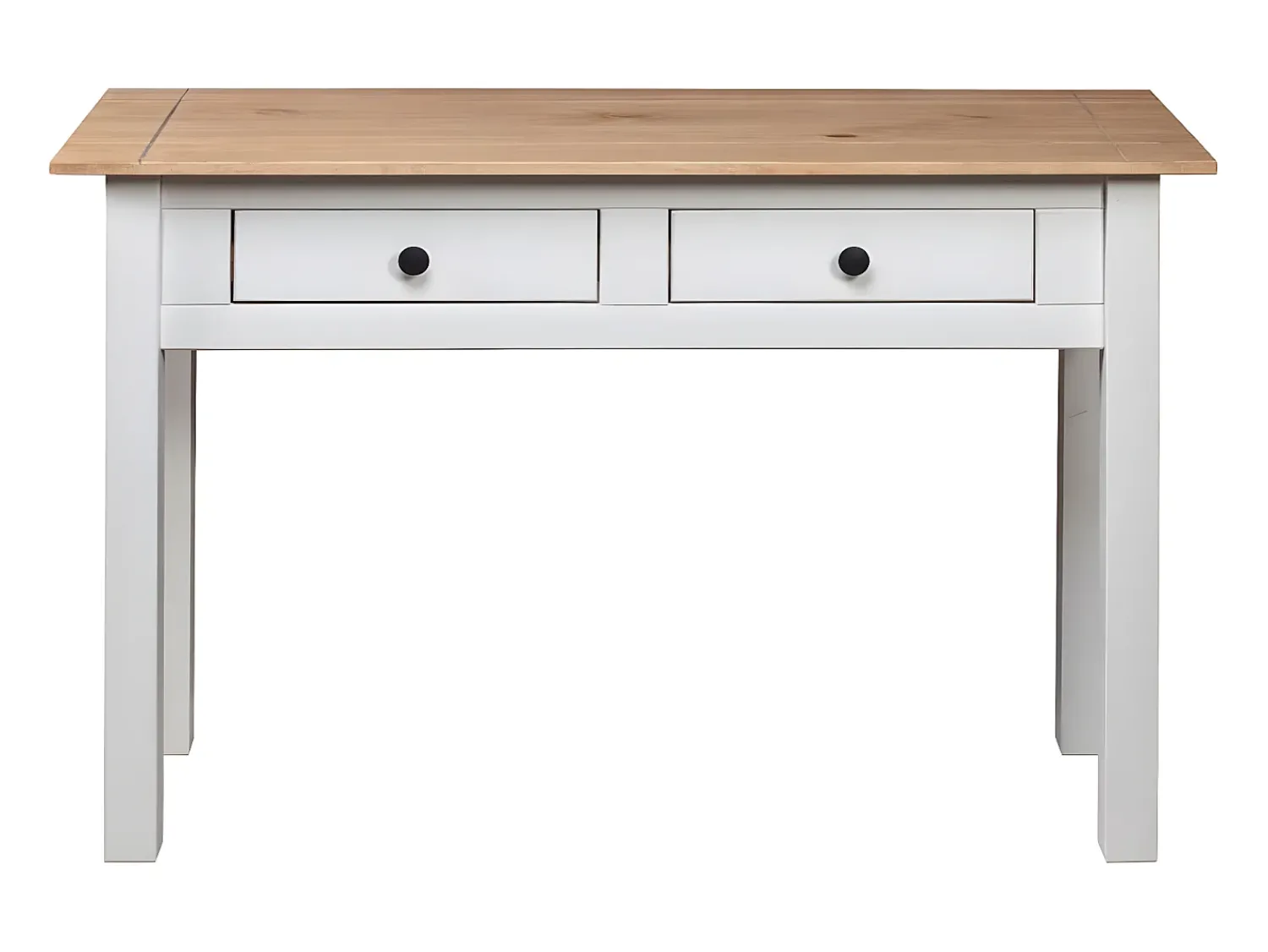 Consola* Mesa consola 110x40x72 cm pinho maciço Panama PT207293 Branco