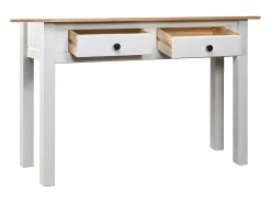 Consola* Mesa consola 110x40x72 cm pinho maciço Panama PT207293 Branco