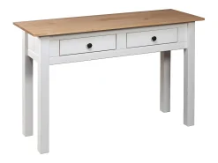 Consola* Mesa consola 110x40x72 cm pinho maciço Panama PT207293 Branco