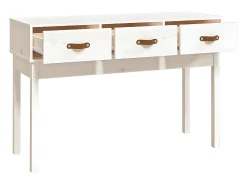Sale Mesa consola 114x40x75 cm pinho maciço PT992396 Branco
