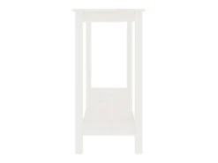 Discount Mesa consola 110x40x80 cm pinho maciço PT721911 Branco