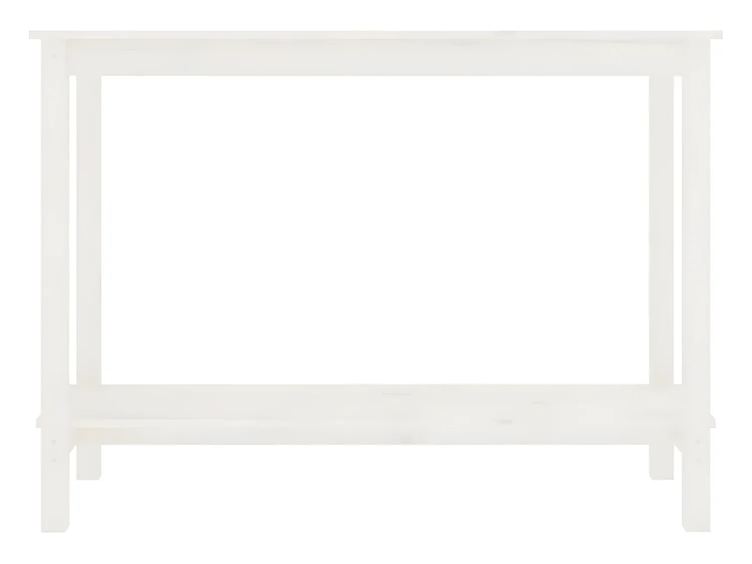 Discount Mesa consola 110x40x80 cm pinho maciço PT721911 Branco