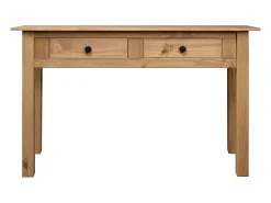Consola*vidaxl Mesa consola 110x40x72 cm pinho maciço Panama Natural claro