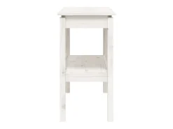 Consola* Mesa consola 110x40x75 cm pinho maciço PT997918 Branco