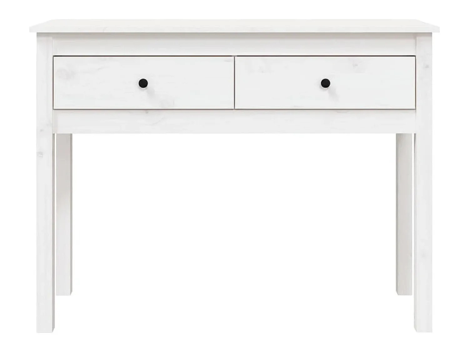 vidaxl Mesa consola 100x35x75 cm pinho maciço^ Consola
